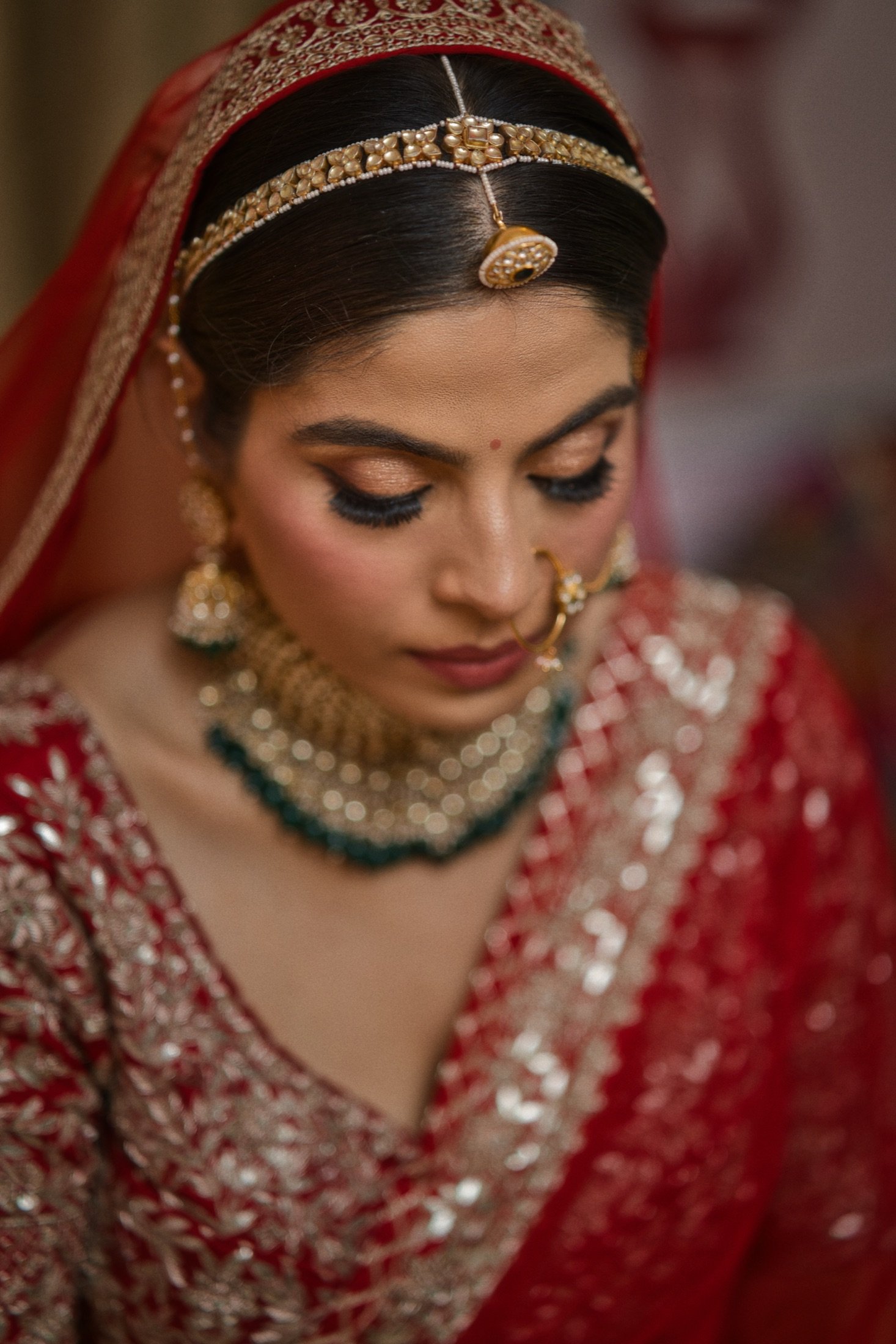 Bridal Portraits: Every stitch, every jewel, and the calm before it all begins.