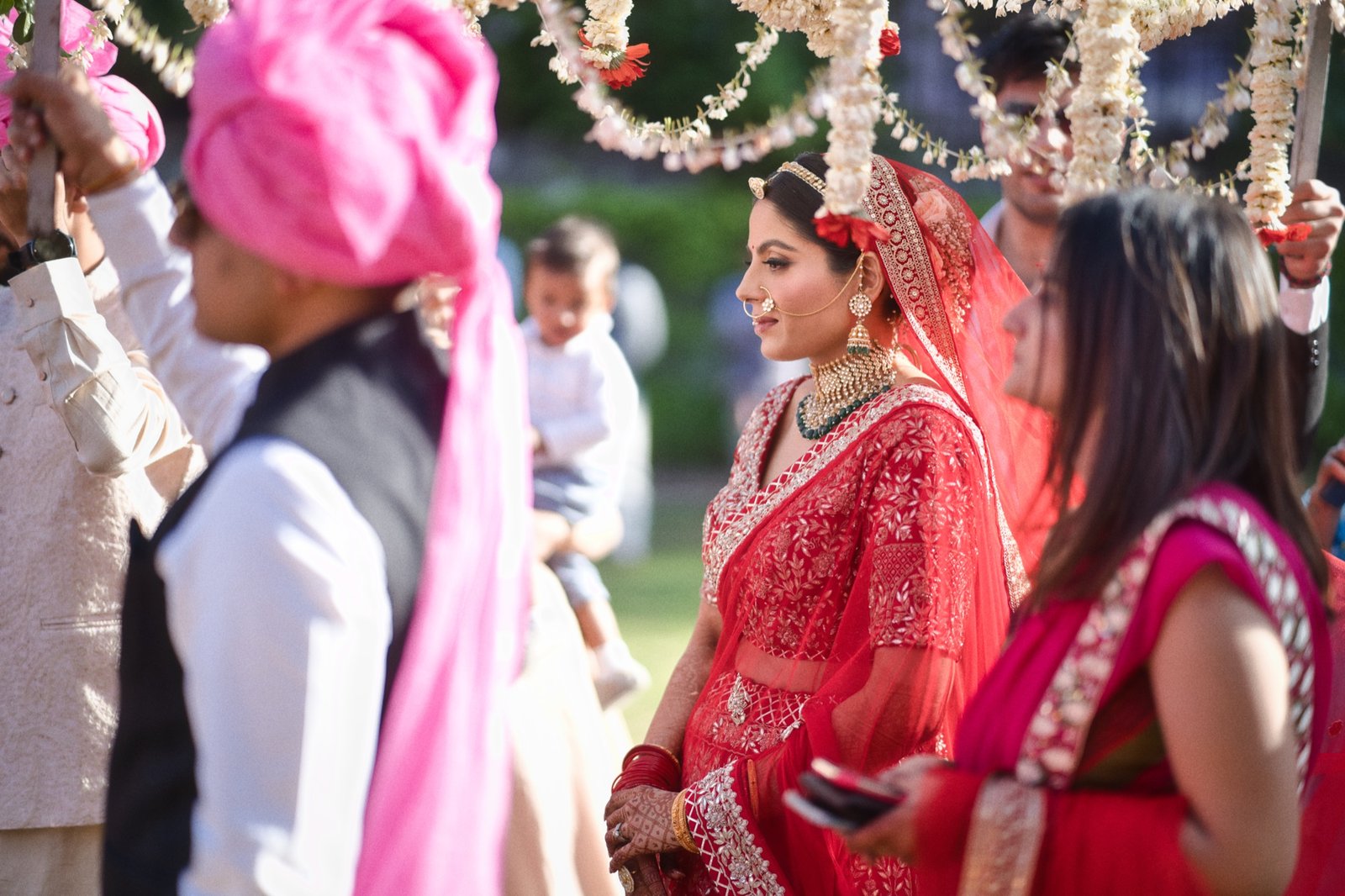 Aagman: The phoolon ki chadar rises above her, and the walk begins.